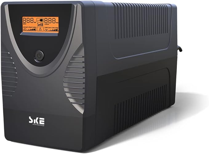 Ups Battery Backup and Surge Protector, Computer Uninterruptible Power Supply by SKESMARTKEYENERGY