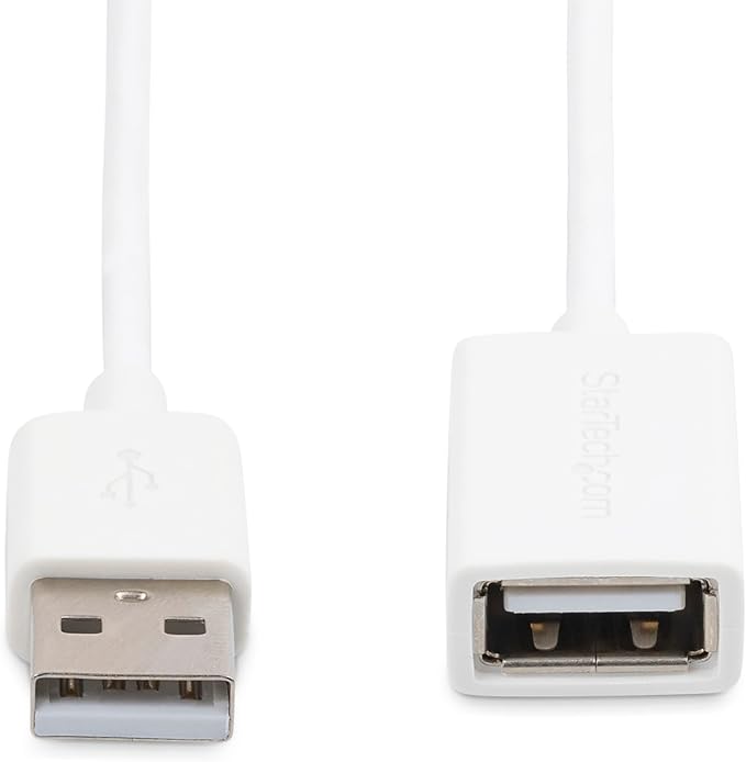 StarTech.com 1m White USB 2.0 Extension Cable Cord - Image 4