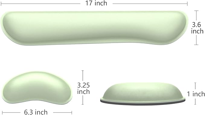 Dapesuom Enlarge Keyboard Wrist Rest, Memory Foam Wrist Cushion - Image 5