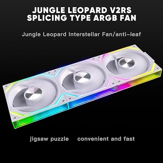 Jungle Leopard Interstellar V2 RS 120mm Case Fan Infinity Mirror Module - Image 3