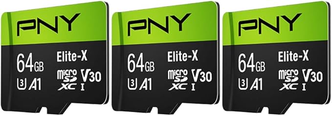 PNY 64GB Elite-X Class 10 U3 V30 microSDXC Flash Memory Card, Class 10 - Image 2