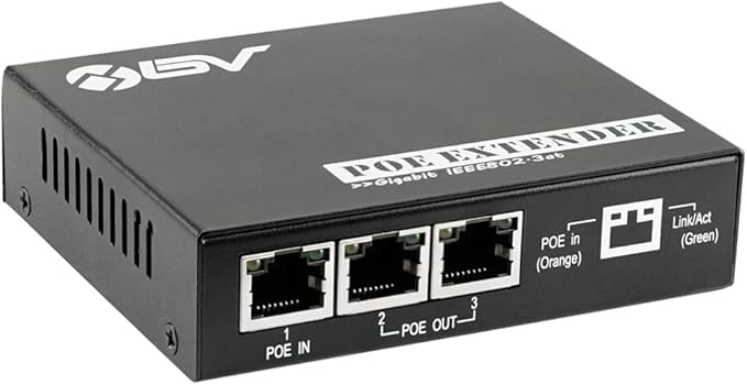 BV-Tech 3-Port PoE Extender by BV-Tech
