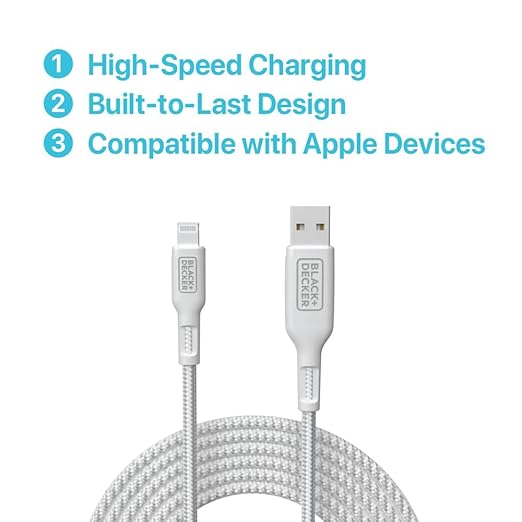 BLACK+DECKER Lightning to USB Cable - Image 5