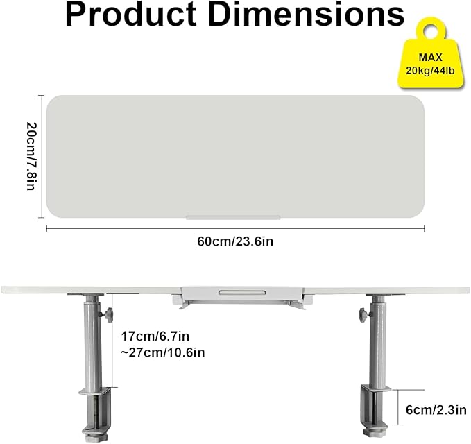 Clamp-On Monitor Stand Riser - Image 2