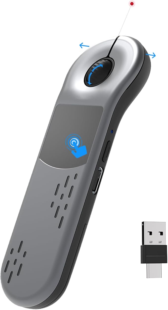 Rechargeable Air Mouse for PC/iOS/Android by ZOZVO