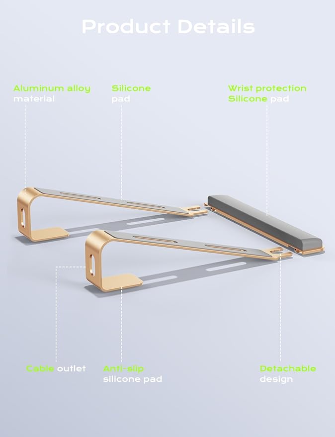 Aluminum Laptop Stand, Notebook Stand - Image 7