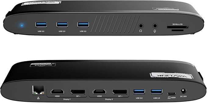 WAVLINK DisplayLink Docking Station Dual 5K, USB-C Dock by WAVLINK%C2%AE