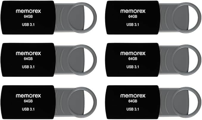 64GB Memorex USB 3.1 Flash Drive – Transfer Speeds Up to 10x Faster Than USB 2.0 - Image 4