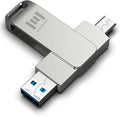MOSDART 128GB USB3.1 Fast Speed C and A Dual Flash Drive, exFAT Memory Stick by MOSDART