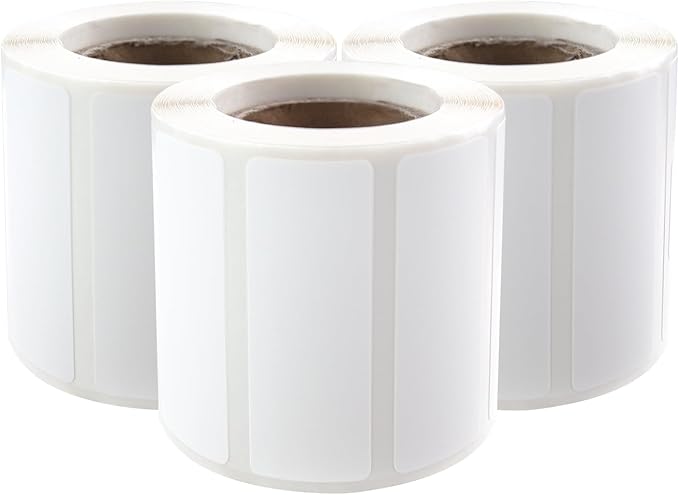 PUQU 30x15mm Direct Thermal Sticker Labels, Self-Adhesive All-Purpose Label by PUQU
