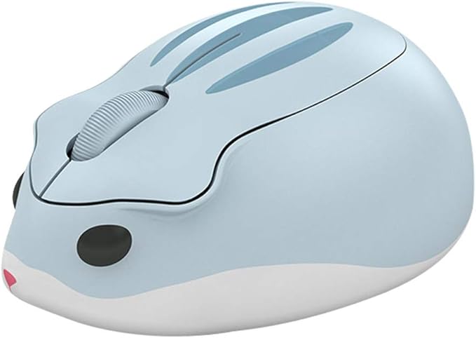 2.4GHz Wireless Mouse Cute Hamster Shape Less Noice Portable Mobile Optical by SHARESUNSHINE