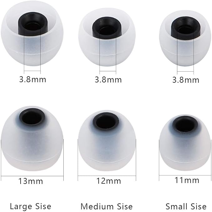 Earbud Tips Earbuds Replacement Tips Ear Tips Earbuds Eartips Eargels 9 Pairs - Image 4