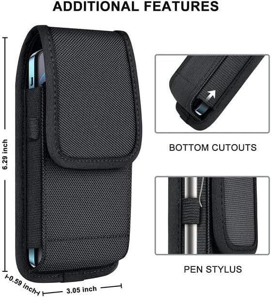 Cell Phone Holster for iPhone 17 16 15 14 13 Pro Max, 17 Air, 16 15Plus - Image 5