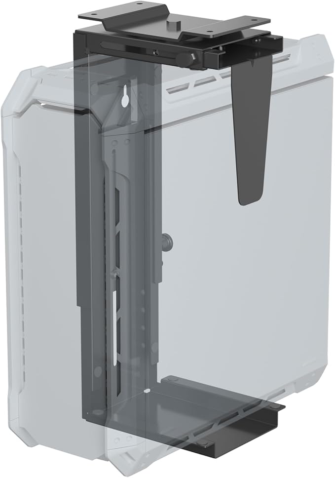 Suptek Adjustable Under Desk and Wall PC Mount, 3.94 to 11.61 inch Wide by suptek