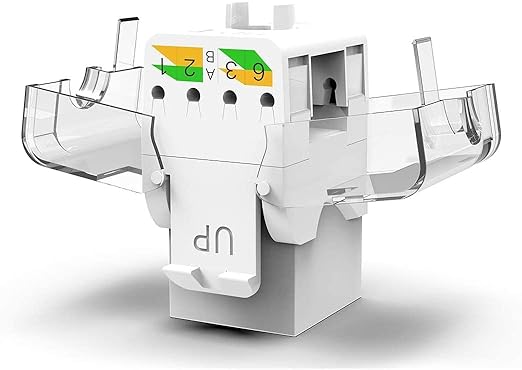 AMPCOM CAT6 Keystone Jack Tool-Less RJ45 UTP, No Punch-Down Tool Required - Image 3