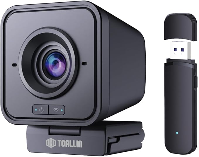 TOALLIN 1080P HD Wireless Webcam by IdealforVideoConferencingandLiveStreaming