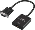 VGA to HDMI, 1080P Adapter for Computer, HDTV by ONTEN