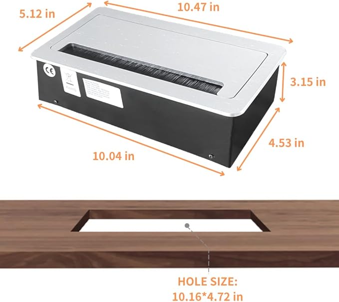 ZESHAN Conference Table Power hub Conference Table connectivity Box - Image 5