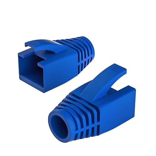 100Pack RJ45 Boot Cover, Cat5 Cat6 Cat6A Ethernet Network Cable Strain Relief by JODROAD