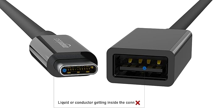 Amazon Basics USB 3.1 USB-C to USB-A Female Adapter Cable Converter, 5Gbps - Image 7