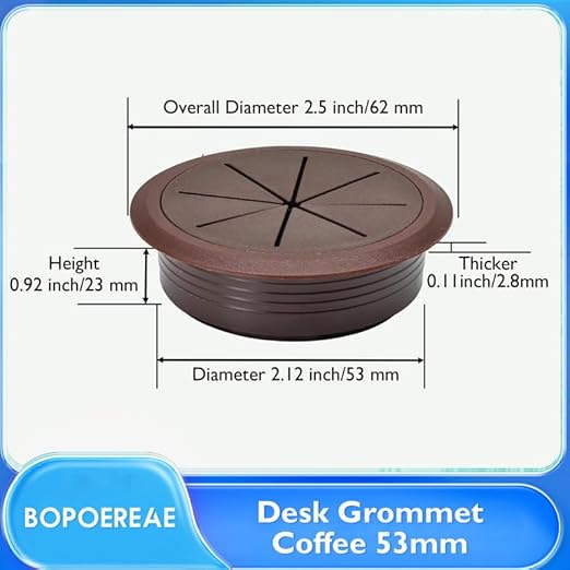 Desk Grommet 2-1/16", Desk Hole Cover - Image 8
