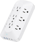 Wall Outlet Extender, 9 Outlet Splitter by PAEWOK