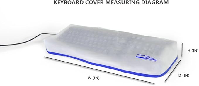 Keyboard Dust Cover, Covers Standard Size PC Keyboards, Silky Smooth Antistatic - Image 5