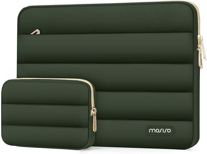 MOSISO 13.3 inch Laptop Case, 13-13.3 inch Puffy Laptop Sleeve Compatible by MOSISO