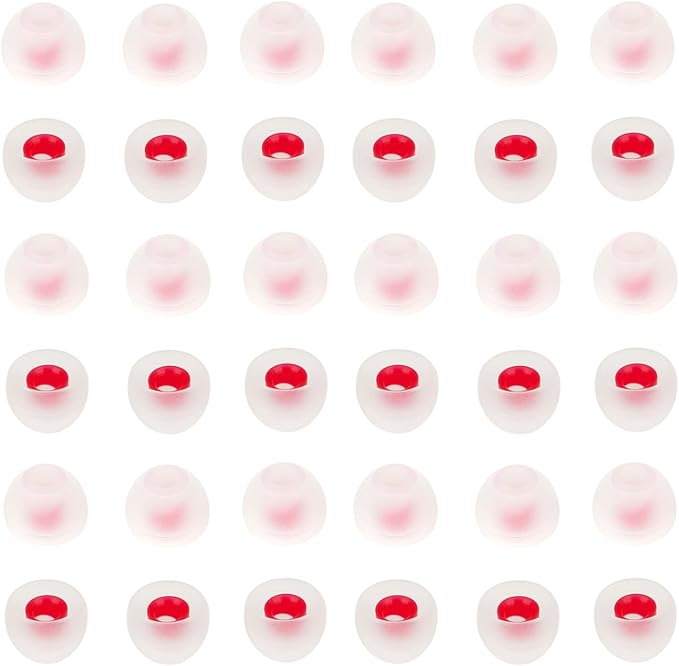 36 Pieces Medium Earbud Tips Soft and Comfortable Ear Bud Replacement Pieces by CYADCI