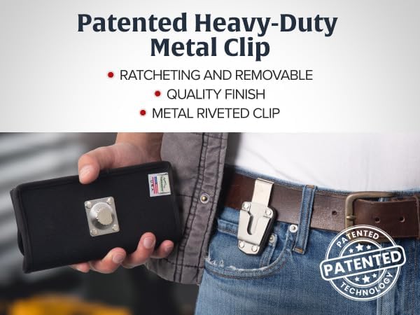 Turtleback Belt Clip for iPhone 16 Pro, 15 pro 14 Pro 13 Pro -Medium- Fits - Image 7