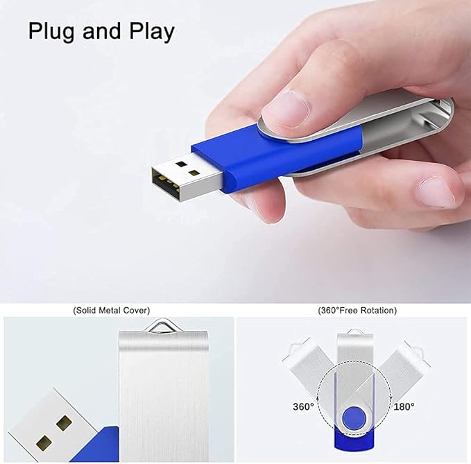 KOOTION 5 X 1GB USB Flash Drives Thumb Drives Pack Memory Stick USB 2.0 - Image 4