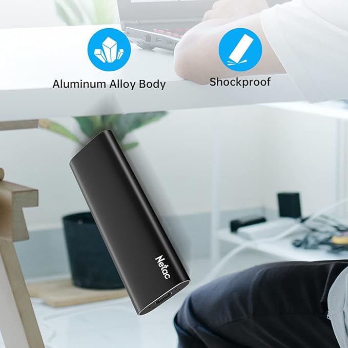 Netac 2TB Portable SSD USB 3.2 Gen 2 External Solid State Drive Backup Slim - Image 8