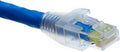 trueCABLE RJ45 Strain Relief Boots, 7.5mm Slip-On PVC Plug Cover, Transparent by trueCABLE