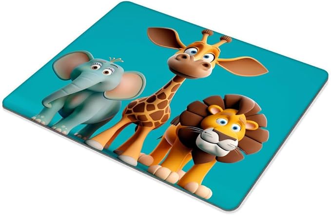Square Mouse Pad Cute Animal-1, Gaming Mouse Pads - Image 6