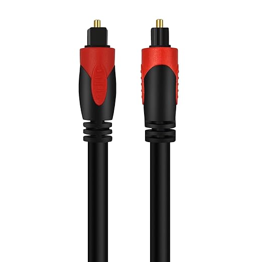 Optical Audio Cable 6.6FT/2M, Digital Audio Fiber Optic Cable Toslink, Flexible - Image 4