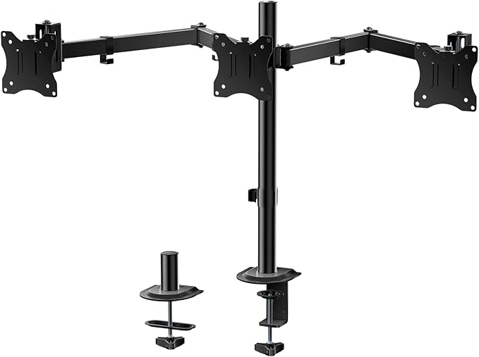 WALI Triple Monitor Mount, Heavy Duty Triple Monitors Stand by WALI