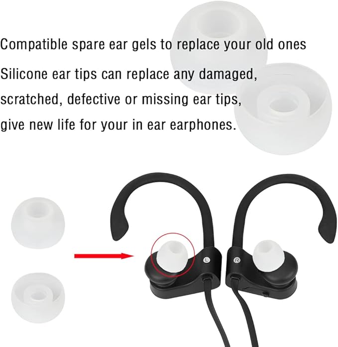 Silicone Earbud Tips Replacement Ear Tips - Image 5