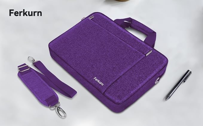 Ferkurn Laptop Bag Case for Women Men Computer Bag Compatible - Image 8
