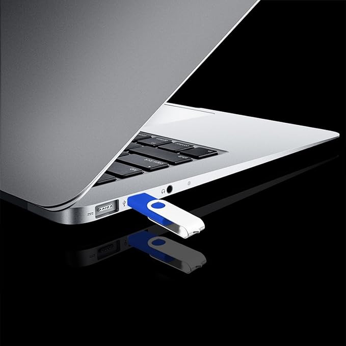 USB 8GB Bulk Flash Drives 50 Pack, EASTBULL USB 2.0 Swivel Thumb Drives Pack - Image 2