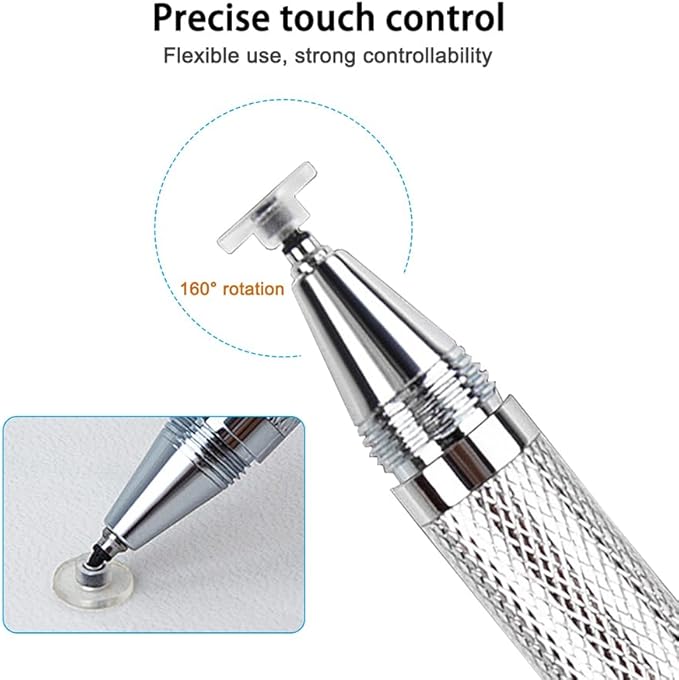 YuCool 20 Pieces Passive Stylus Pen Replacement Disc Tips, Universal Nibs - Image 6