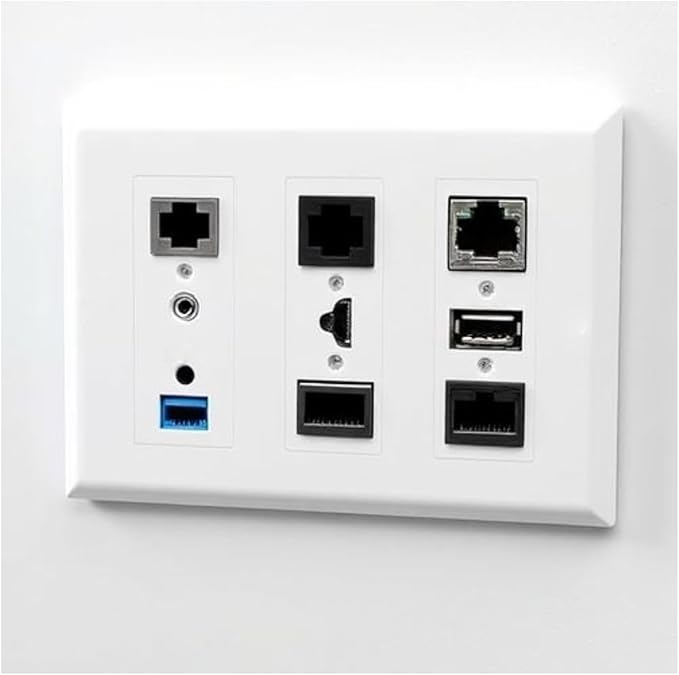 3 Gang Decorative Screwless Wall Plate Light Switch Cover, Hidden Screw Smooth - Image 3