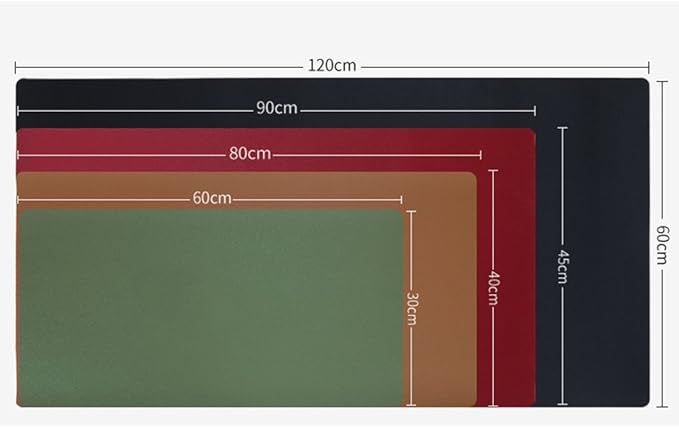KINGFOM Desk Pad Office Desktop Protecter, PU Leather Desk Mat Blotters - Image 9