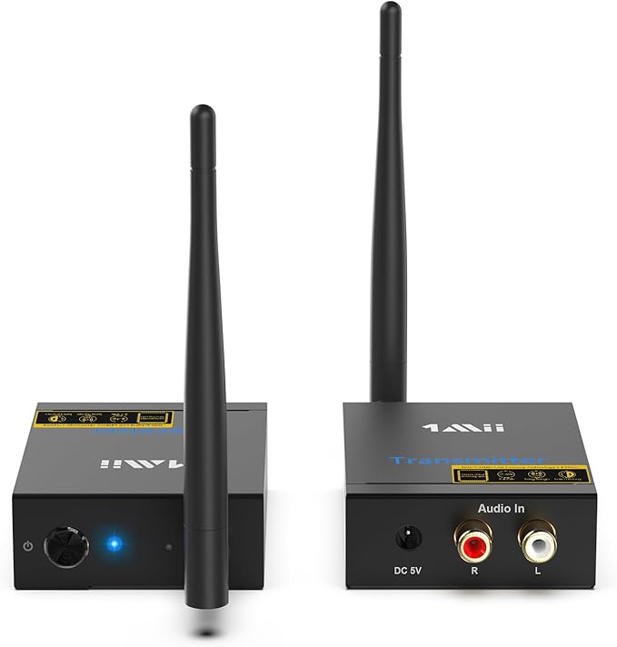 1Mii 2.4Ghz Wireless Audio Transmitter Receiver by 1Mii