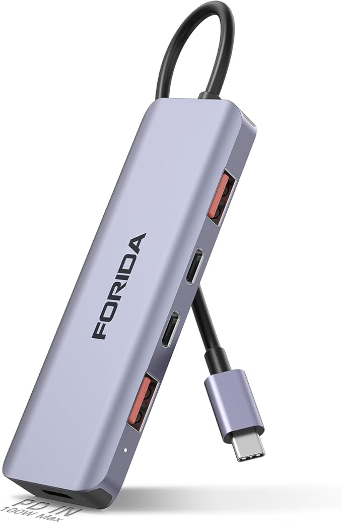 USB C Hub 10Gbps USB C Multiport Adapter by FORIDA-Besttecforusbhubdockingstation
