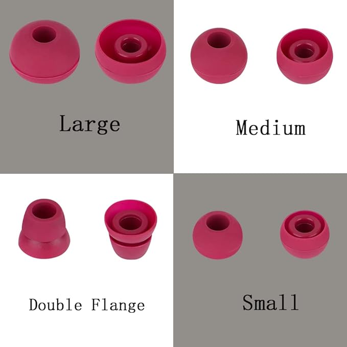 4 Pairs Earbud Replacement Tips Silicone Earbud Tips Compatible - Image 3