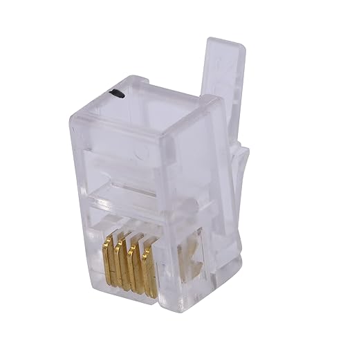 LanSenSu 25 PackRJ9/RJ10/RJ22 4P4C Phone Modular Telephone Cord Connector - Image 2
