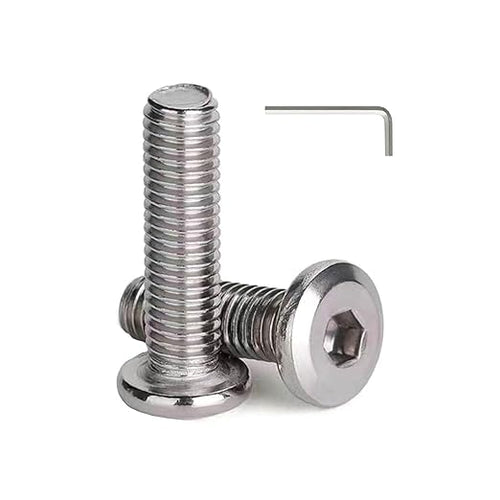 1/4-20 x 1 Flat Head Hex Socket Cap Screws Bolts, 304 Stainless Steel 18-8 by MoyoCodi