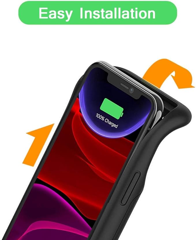 Battery Case for iPhone 11, 7000mAh Slim Portable Rechargeable Smart Protective - Image 3