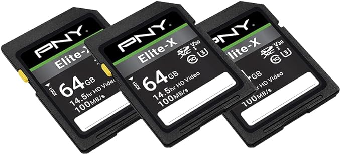 PNY 64GB Elite-X Class 10 U3 V30 SDXC Flash Memory Card - Image 2
