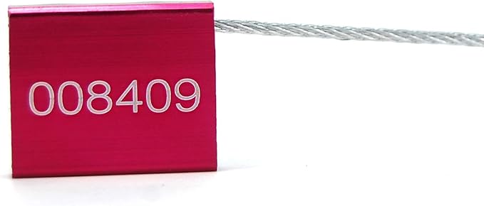 High Security Cable Seals Metal Container Seals Pull Tight Alumium Shipping - Image 3